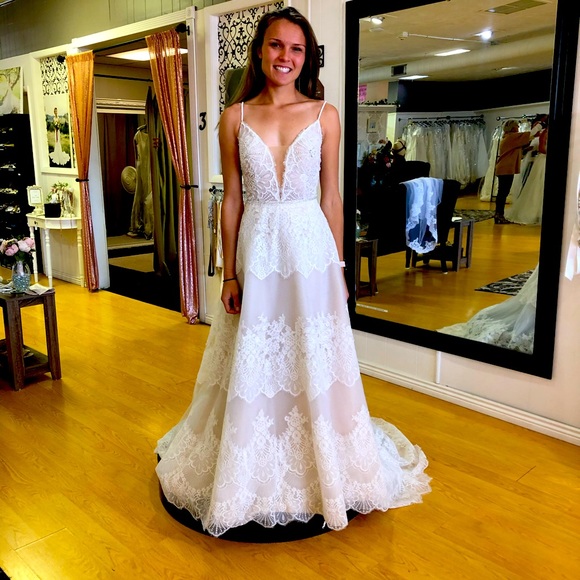 Calla Blanche Ashley Wedding Dress 18109